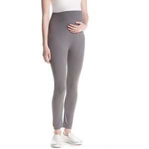 Womens Flutter & Kick MATERNITY Leggings Cement Gray Size OSFM NWT